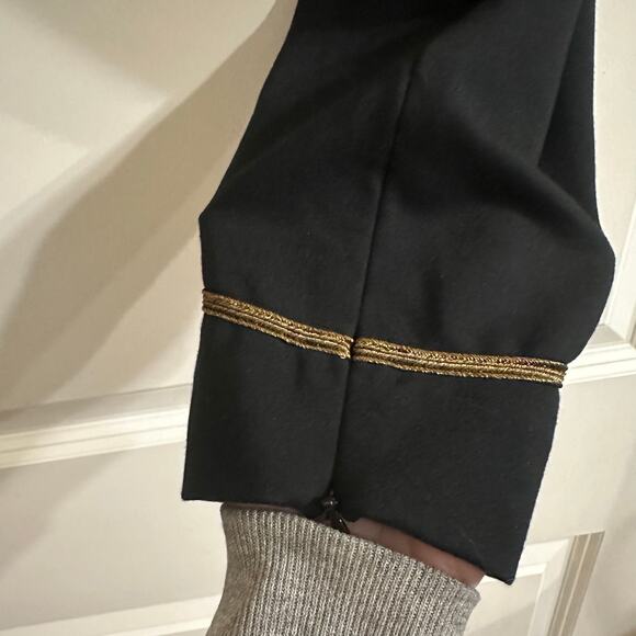 Polo Ralph Lauren Black/Gold Bottom Embroidery, Skinny/Stretch Dress Pants- M - Picture 11 of 11